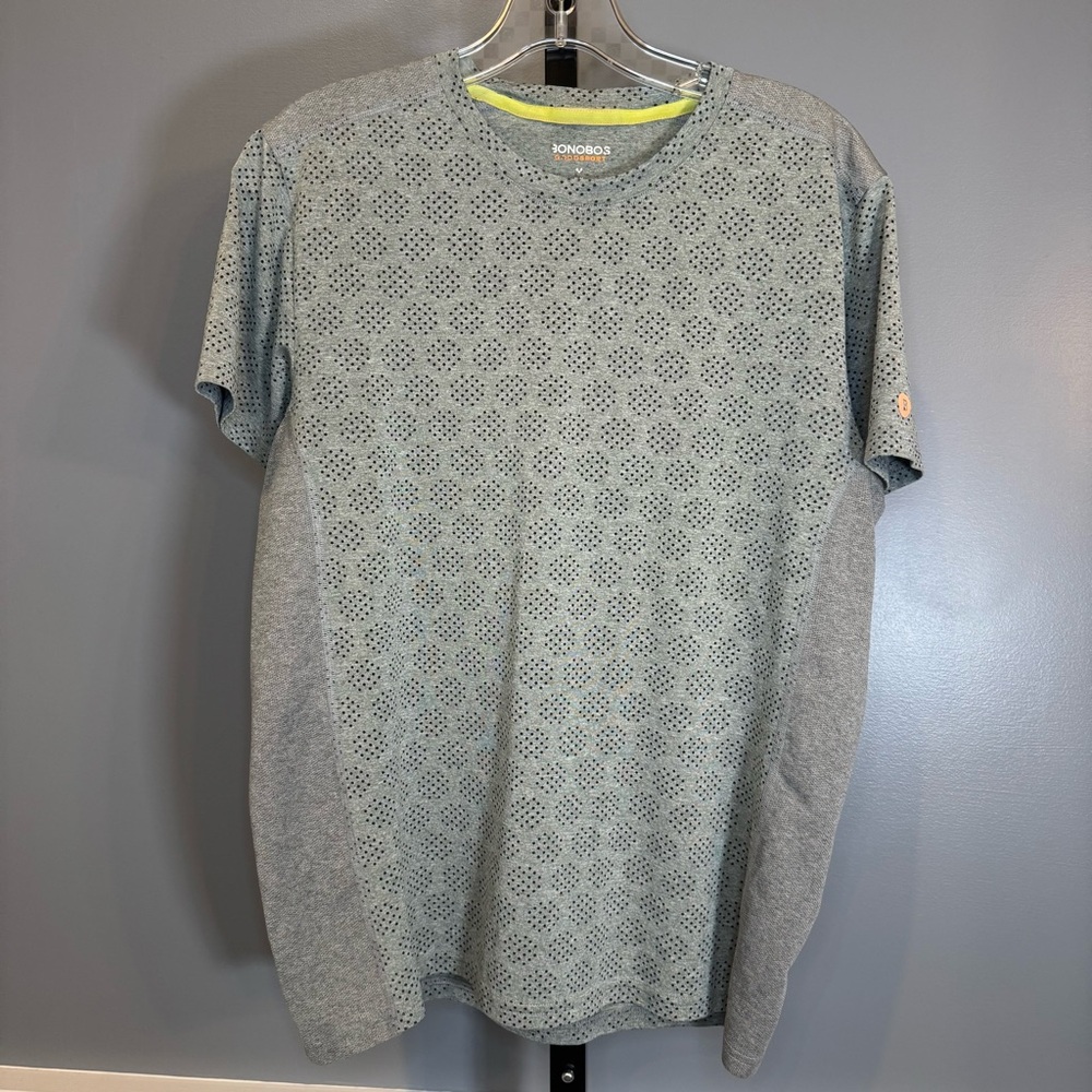 Bonobos Goodsport Performance T-Shirt Men’s M Slim Gray Athletic Tee
